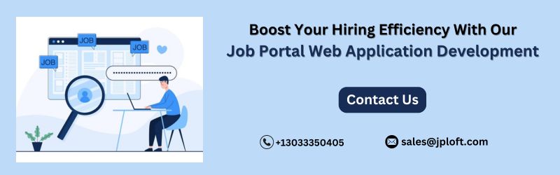 Job Portal web application CTA